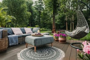 Creating A Destination Backyard With Soft Comfortable Furniture 