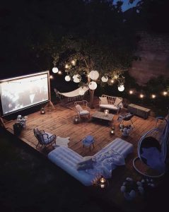 Creating A Destination Backyard With A Backyard Theater 